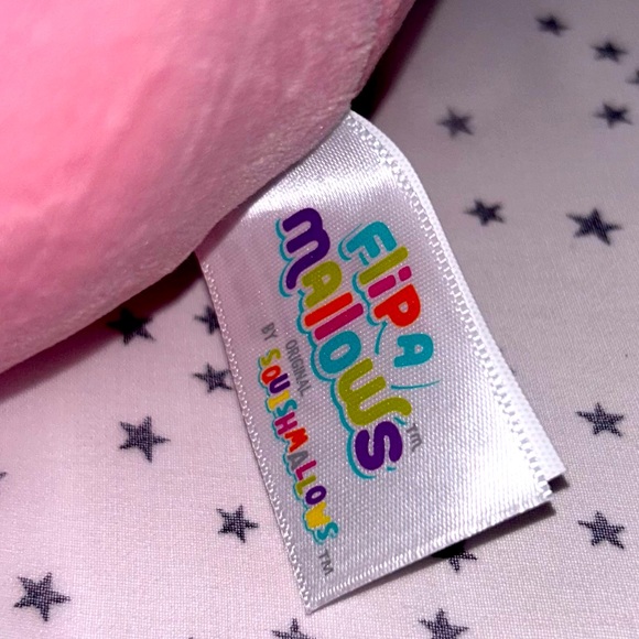 Dohna 🔄 Mischa 🐆 🐼  Pink Panda & Snow Leopard FlipAMallows ☆》NWT《☆ - Picture 9 of 9